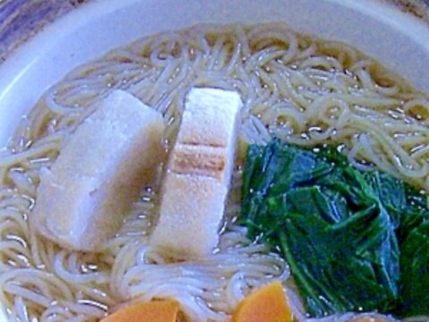 お腹に優しい、柔らか温麺（素麺）